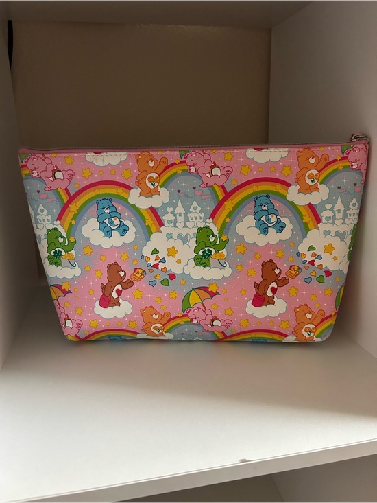 Care Bears Handbags - Care Bears Pink Rainbow Print Cosmetic Zip Pouch